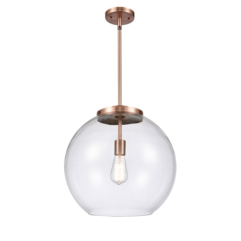 Innovations Lighting Athens 1 Light 13.75″ Pendant 221-1S-AC-G122-16-LED