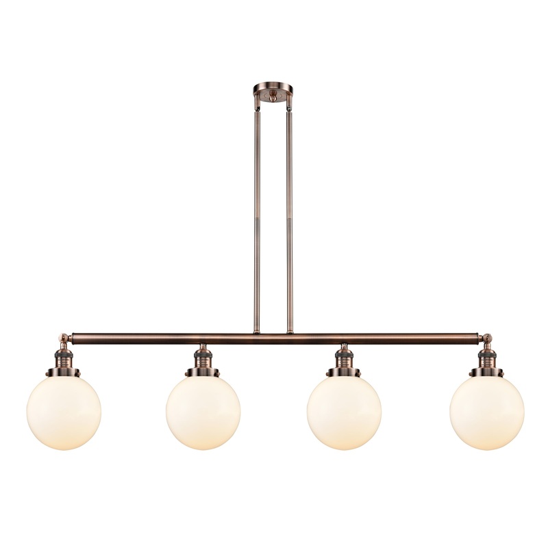 Innovations Lighting Beacon 4 Light 52.625″ Island Light 214-AC-G201-8