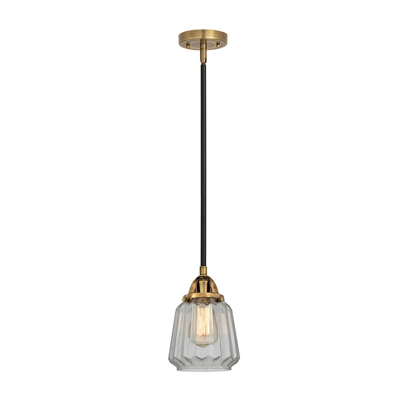 Innovations Lighting Chatham 1 Light  6″ Mini Pendant 288-1S-BAB-G142