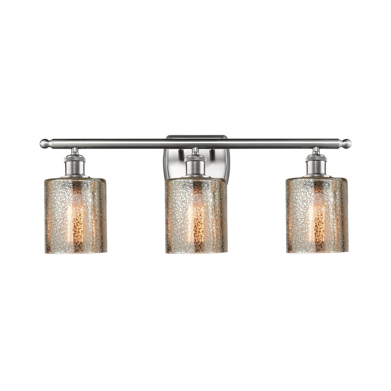 Innovations Lighting Cobbleskill 3 Light Bath Vanity Light Part Of The Ballston Collection 516-3W-SN-G116-LED