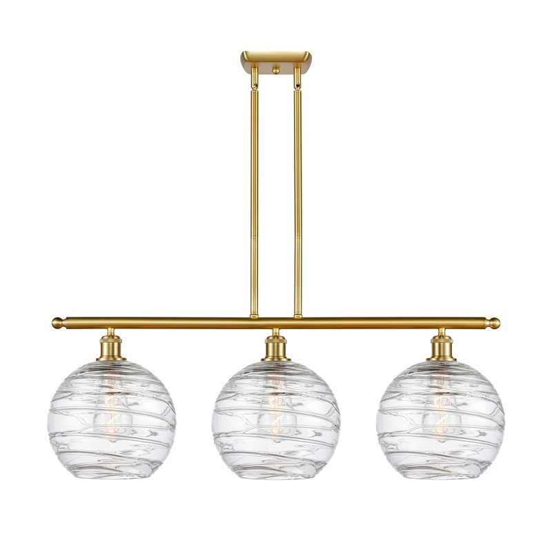 Innovations Lighting Deco Swirl 3 Light 36″ Island Light 516-3I-SG-G1213-10