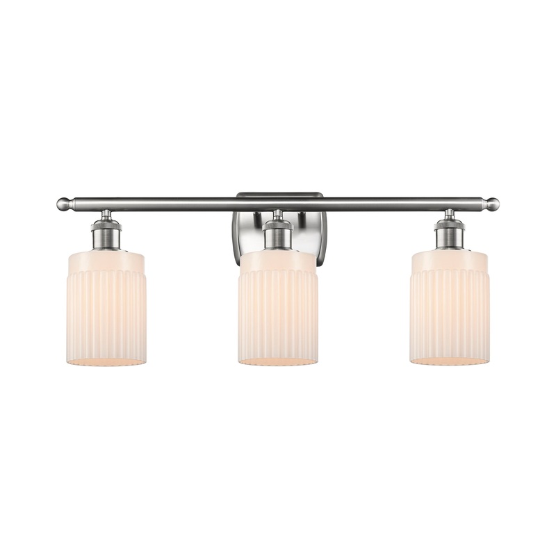 Innovations Lighting Hadley 3 Light Bath Vanity Light Part Of The Ballston Collection 516-3W-SN-G341-LED