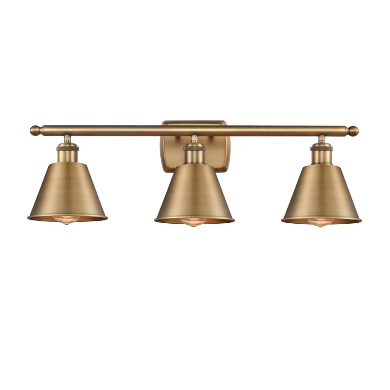 Innovations Lighting Smithfield 3 Light Bath Vanity Light Part Of The Ballston Collection 516-3W-BB-M8-LED