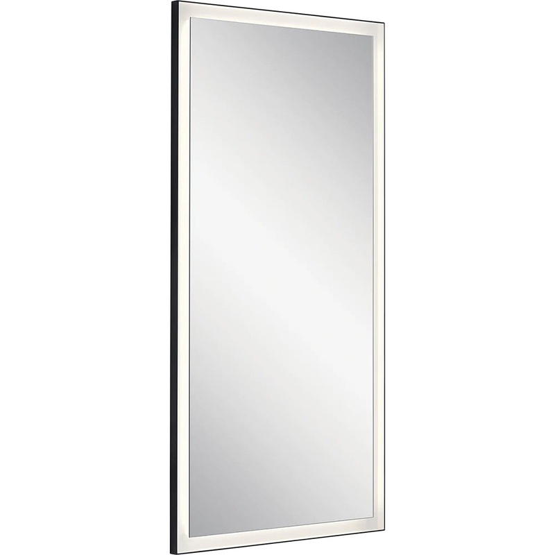 Kichler Ryame 30″ Lighted Mirror Black 84171
