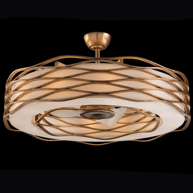 Ribbons Pendant with Fan