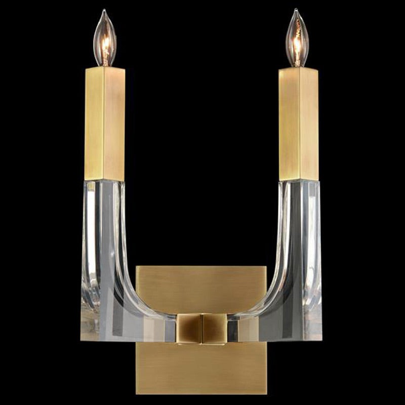 Acrylic Framed Duo Wall Sconce