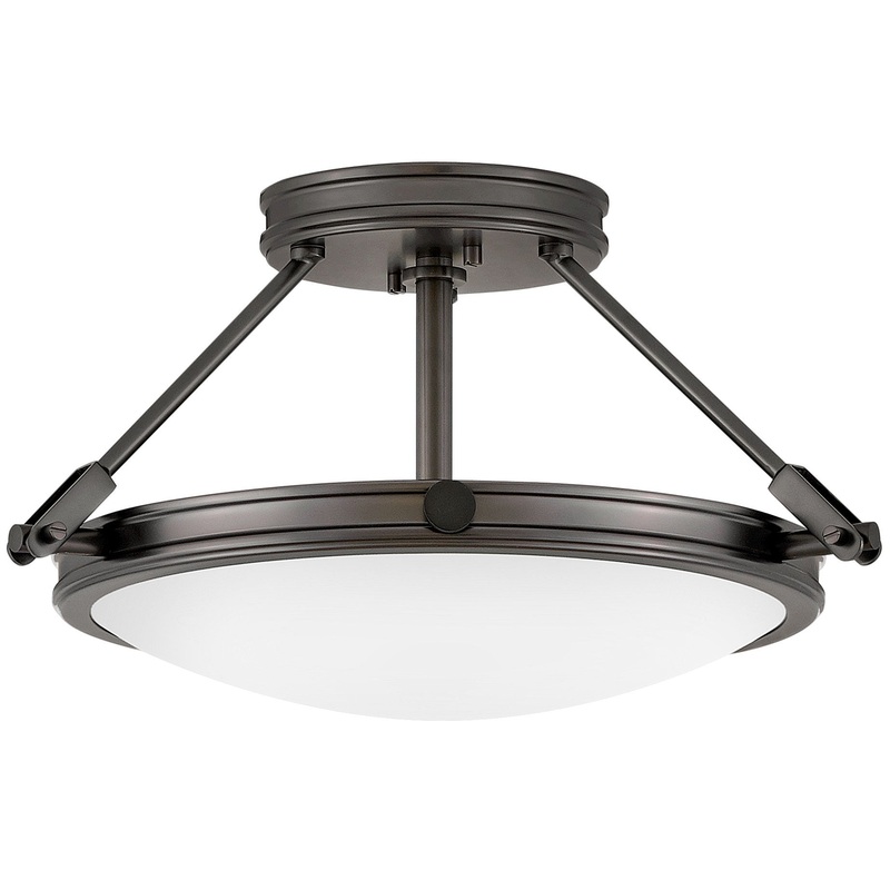 Collier Semi Flush Ceiling Light