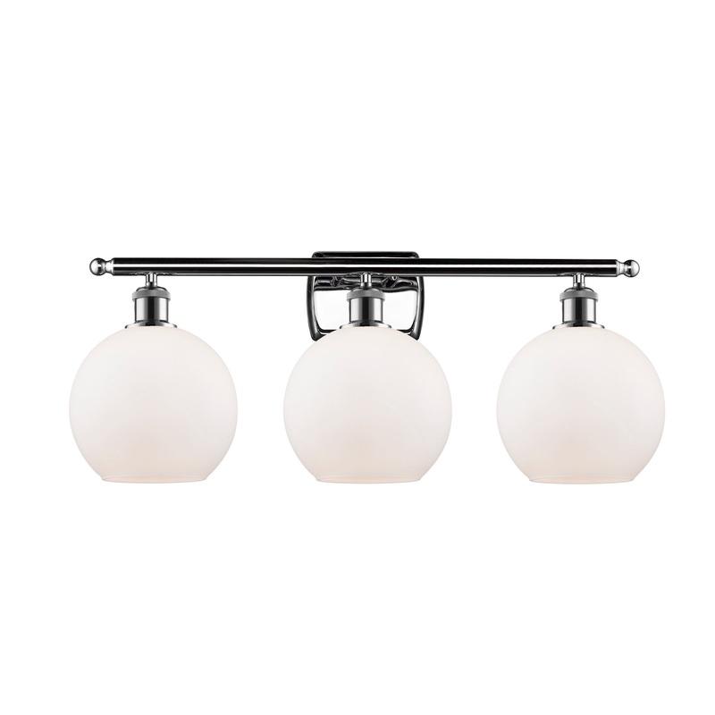 Innovations Lighting Athens 3 Light 26″ Bath Vanity Light 516-3W-PC-G121-8