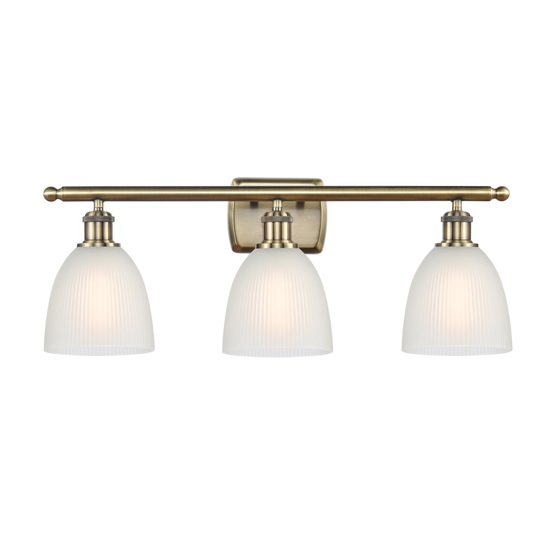 Innovations Lighting Castile 3 Light Bath Vanity Light Part Of The Ballston Collection 516-3W-AB-G381-LED