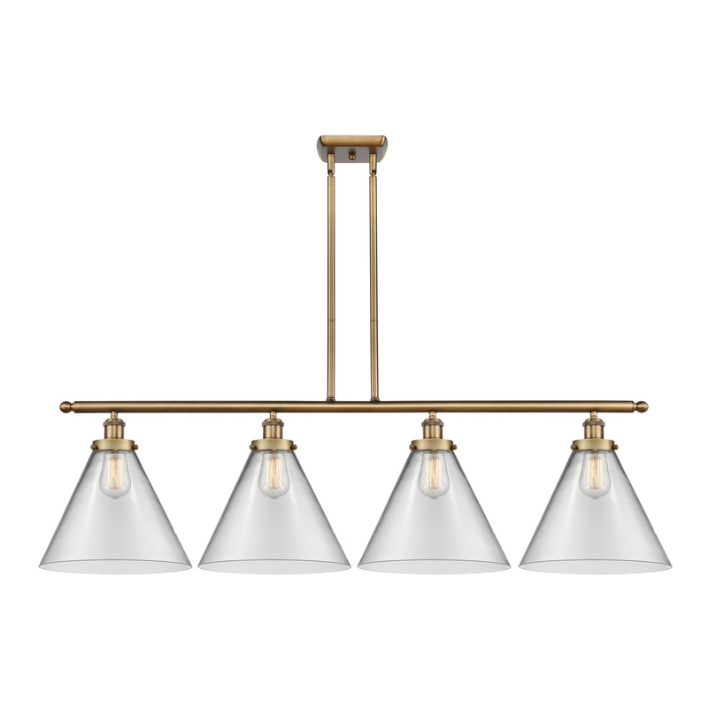 Innovations Lighting X-Large Cone 4 Light Island Light Part Of The Ballston Collection 916-4I-BB-G42-L