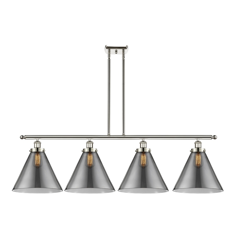 Innovations Lighting X-Large Cone 4 Light Island Light Part Of The Ballston Collection 916-4I-PN-G43-L