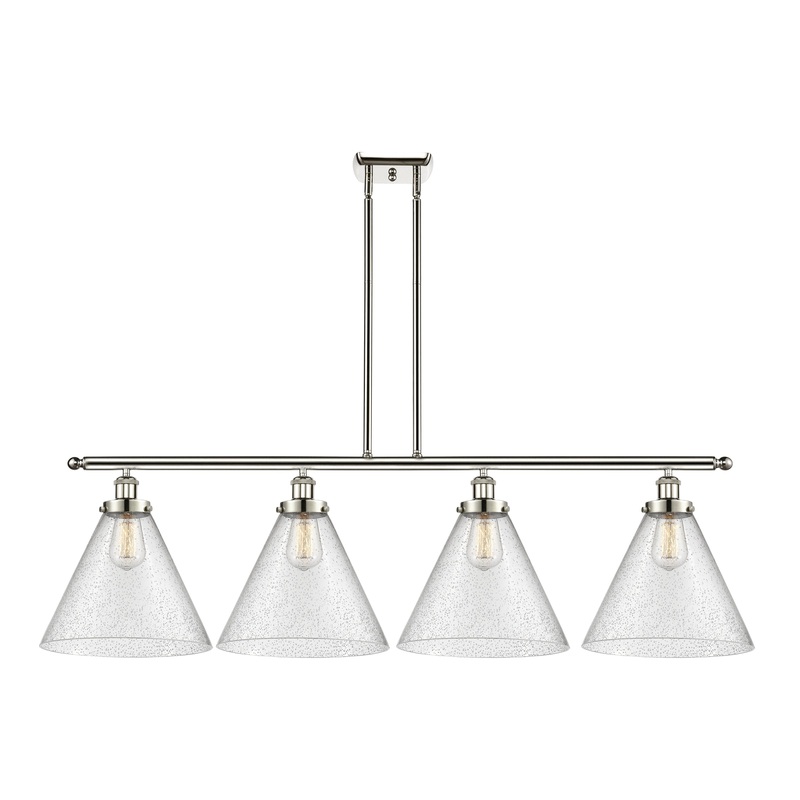 Innovations Lighting X-Large Cone 4 Light Island Light Part Of The Ballston Collection 916-4I-PN-G44-L