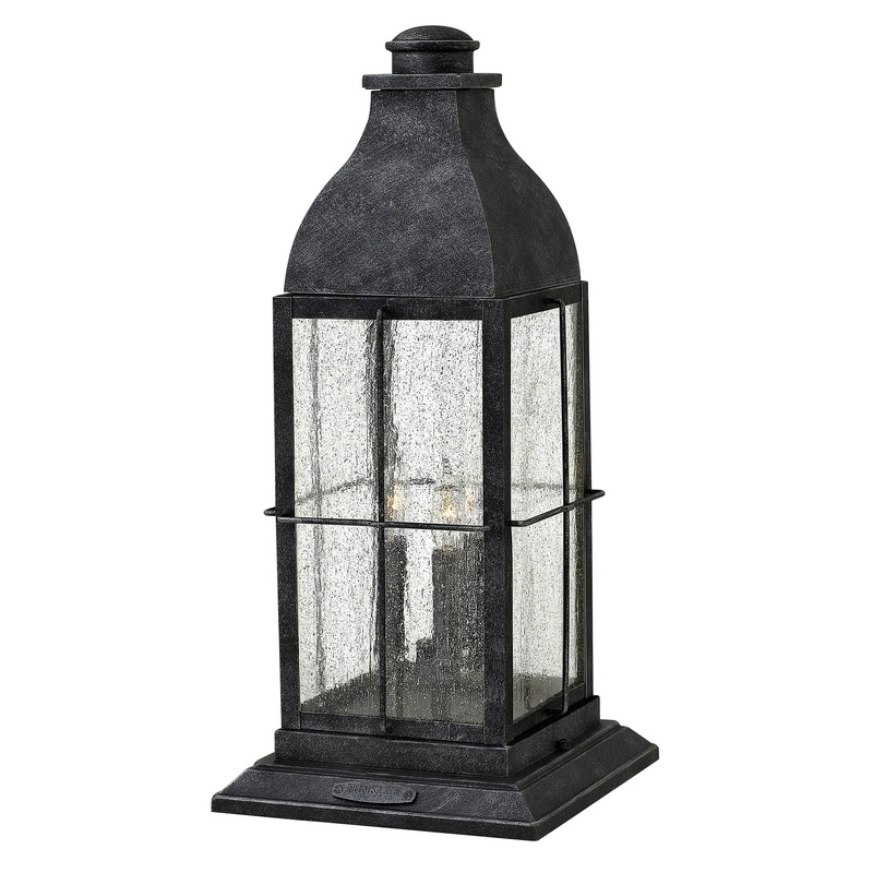 Bingham 120V Outdoor Pier Mount Lantern