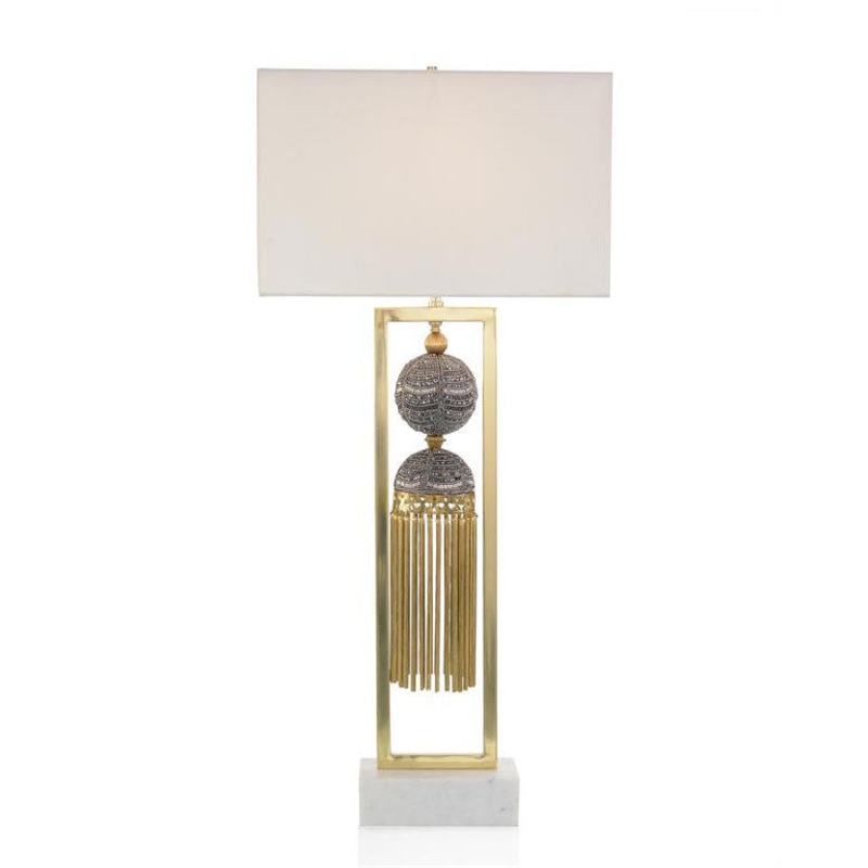 Braided Tassel Table Lamp