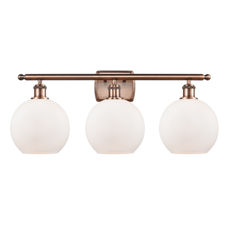 Innovations Lighting Athens 3 Light 26″ Bath Vanity Light 516-3W-AC-G121-8-LED
