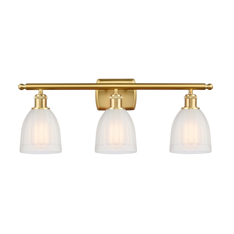 Innovations Lighting Brookfield 3 Light Bath Vanity Light Part Of The Ballston Collection 516-3W-SG-G441