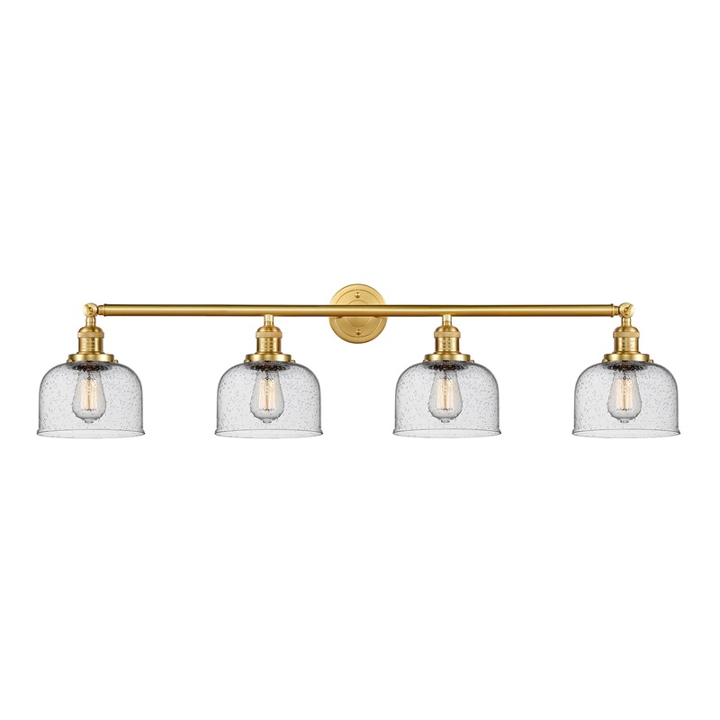 Innovations Lighting Large Bell 4 Light Bath Vanity Light Part Of The Franklin Restoration Collection 215-SG-G74