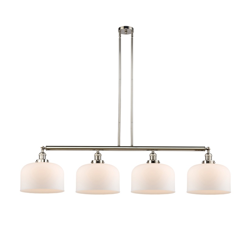 Innovations Lighting X-Large Bell 4 Light Island Light Part Of The Franklin Restoration Collection 214-PN-G71-L-LED