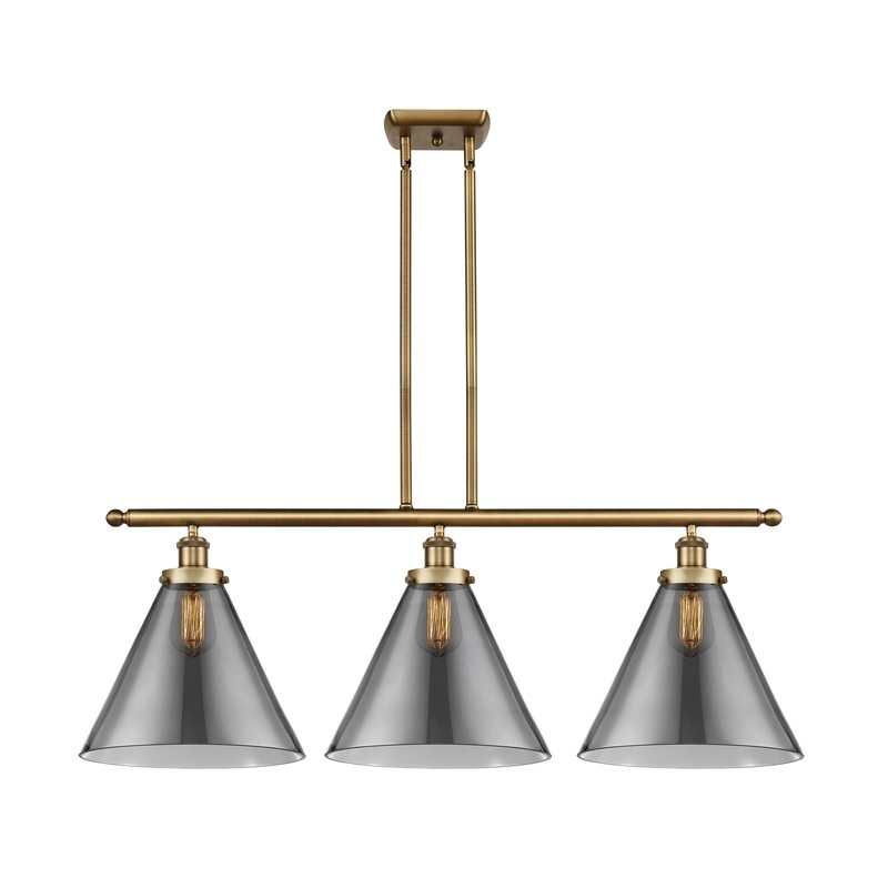 Innovations Lighting X-Large Cone 3 Light Island Light Part Of The Ballston Collection 916-3I-BB-G43-L