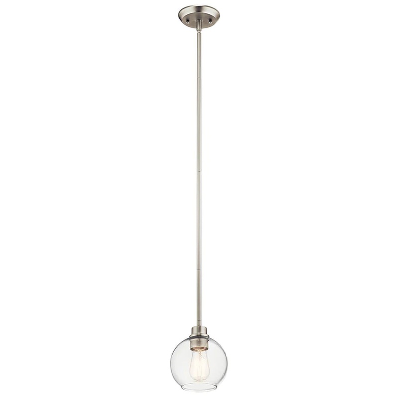 Kichler Harmony 1 Light Mini Pendant Brushed Nickel 44065NI