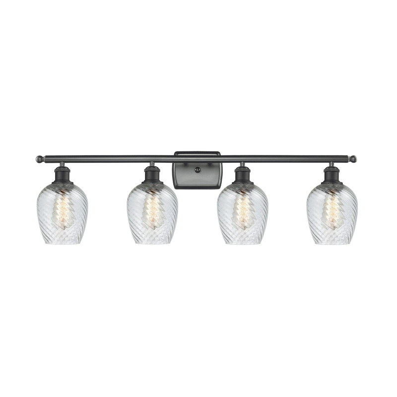 Innovations Lighting Salina 4 Light Bath Vanity Light Part Of The Ballston Collection 516-4W-BK-G292-LED