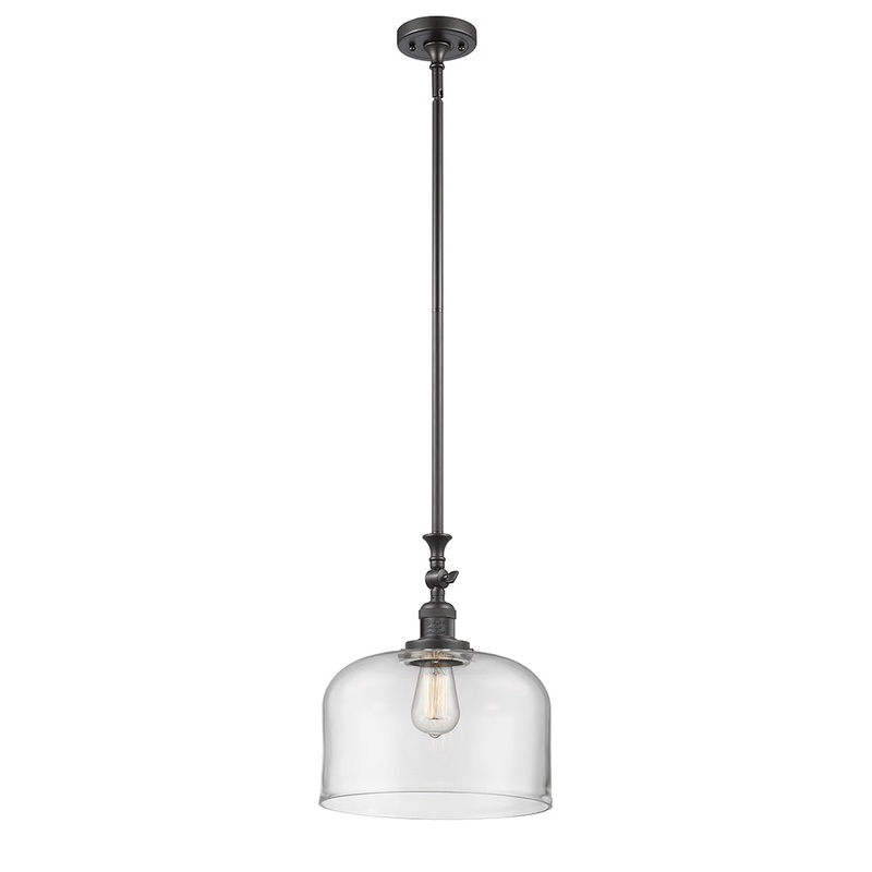 Innovations Lighting X-Large Bell 1 Light Mini Pendant Part Of The Franklin Restoration Collection 206-OB-G72-L-LED