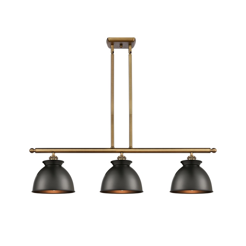 Innovations Lighting Adirondack 3 Light Island Light Part Of The Ballston Collection 516-3I-BB-M14-BK