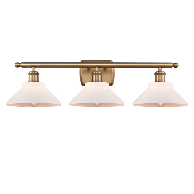Innovations Lighting Orwell 3 Light Bath Vanity Light Part Of The Ballston Collection 516-3W-BB-G131-LED