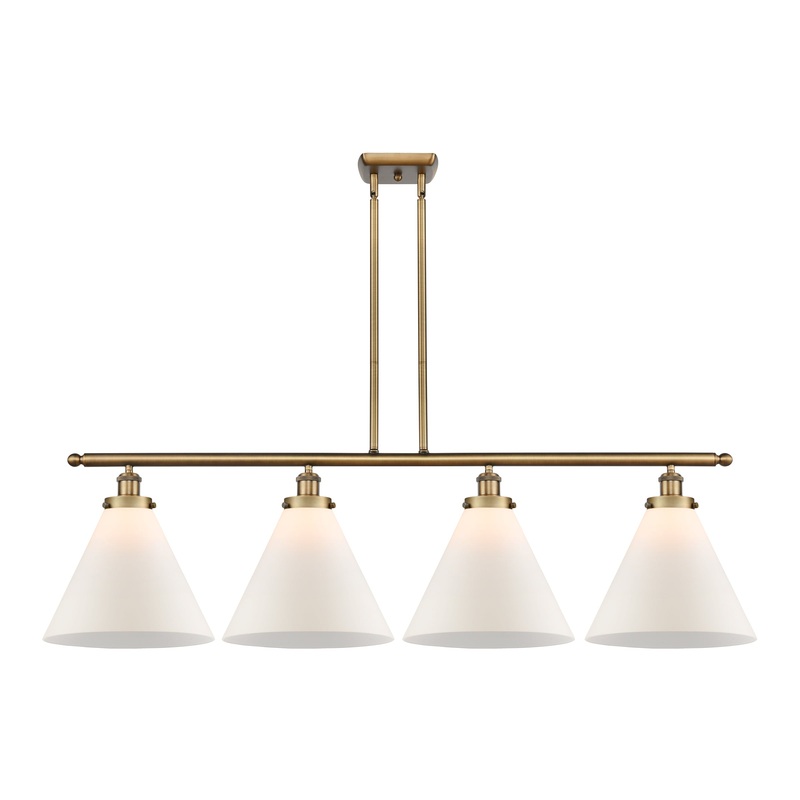 Innovations Lighting X-Large Cone 4 Light Island Light Part Of The Ballston Collection 916-4I-BB-G41-L