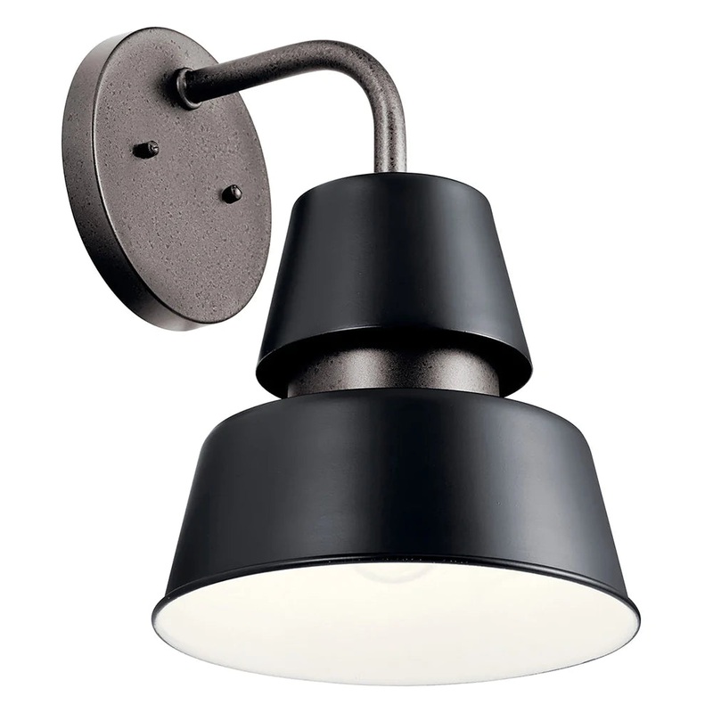 Kichler Lozano 13″ 1 Light Wall Light Black 59002BK