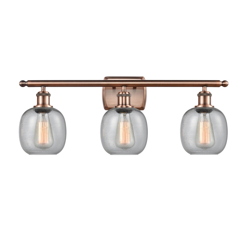 Innovations Lighting Belfast 3 Light Bath Vanity Light Part Of The Ballston Collection 516-3W-AC-G104-LED