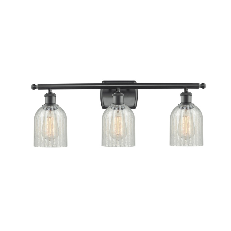 Innovations Lighting Caledonia 3 Light Bath Vanity Light Part Of The Ballston Collection 516-3W-BK-G2511