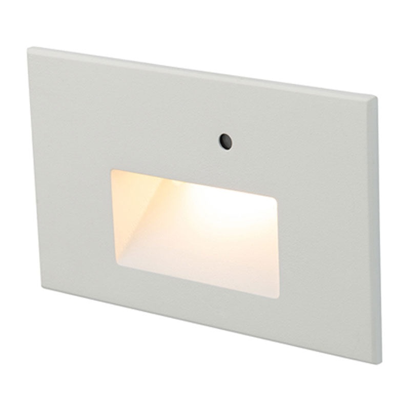 120V LED Anti-Microbial Horizontal Step Light with Photocell