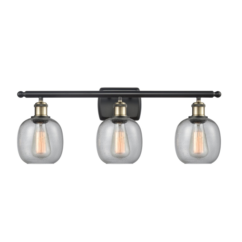 Innovations Lighting Belfast 3 Light Bath Vanity Light Part Of The Ballston Collection 516-3W-BAB-G104-LED