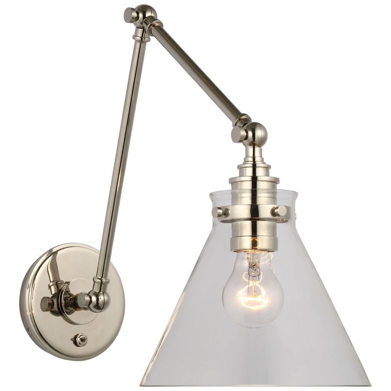 Parkington Swing Arm Library Wall Light