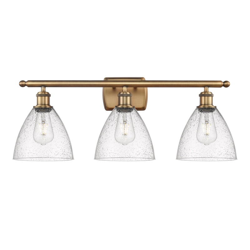Innovations Lighting Ballston Dome 3 Light 28″ Bath Vanity Light 516-3W-BB-GBD-754