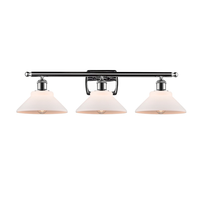 Innovations Lighting Orwell 3 Light Bath Vanity Light Part Of The Ballston Collection 516-3W-PC-G131-LED