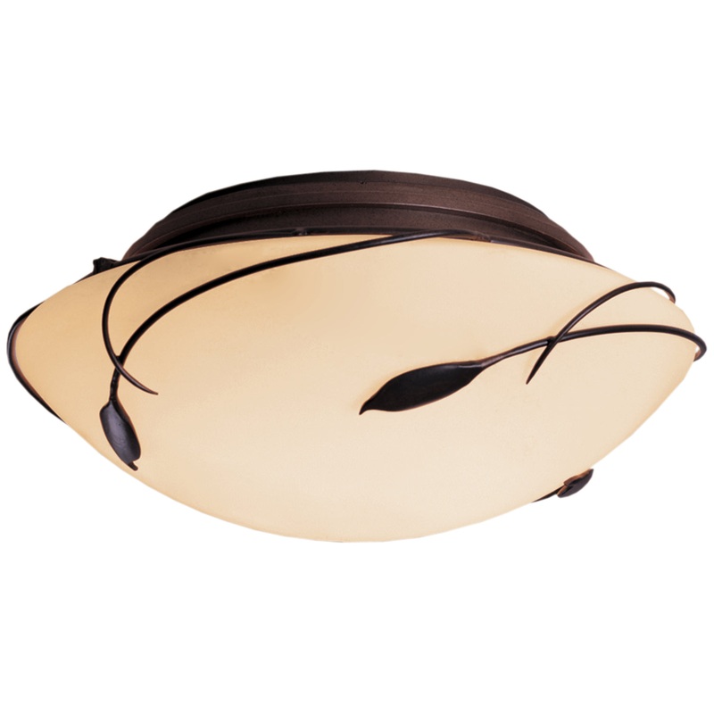 Forged Leaves Ceiling Flush Light