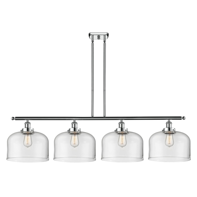 Innovations Lighting X-Large Bell 4 Light Island Light Part Of The Ballston Collection 916-4I-PC-G72-L-LED