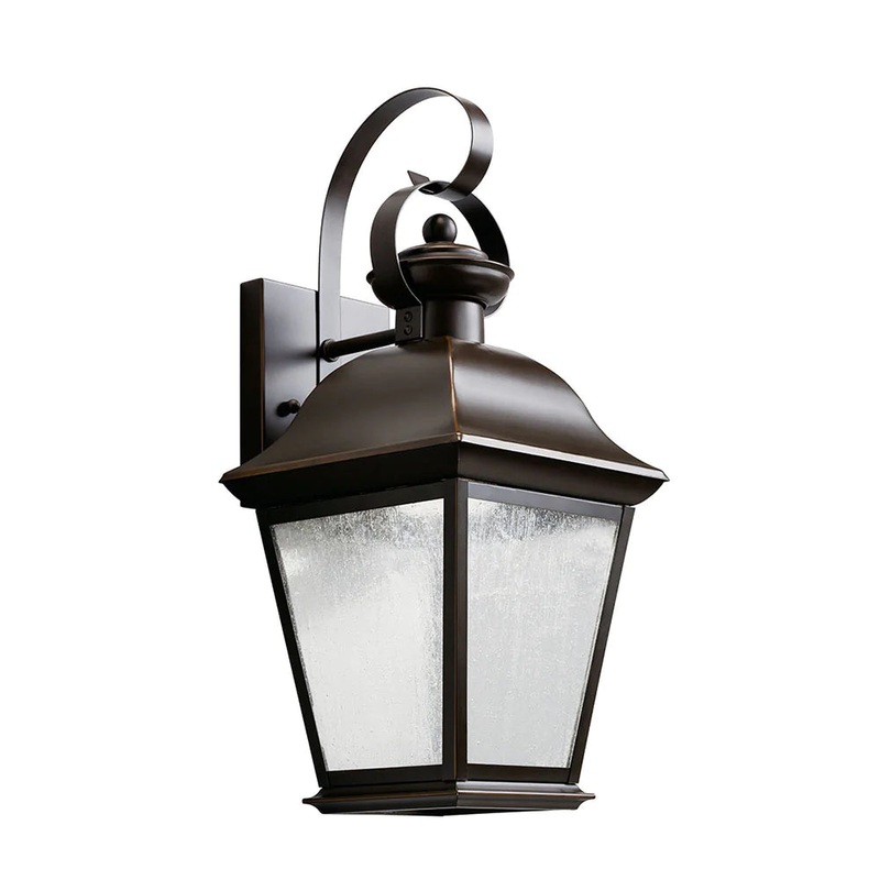 Kichler Mount Vernon LED 16.75″ 1 Light Wall Light Olde bronze 9708OZLED
