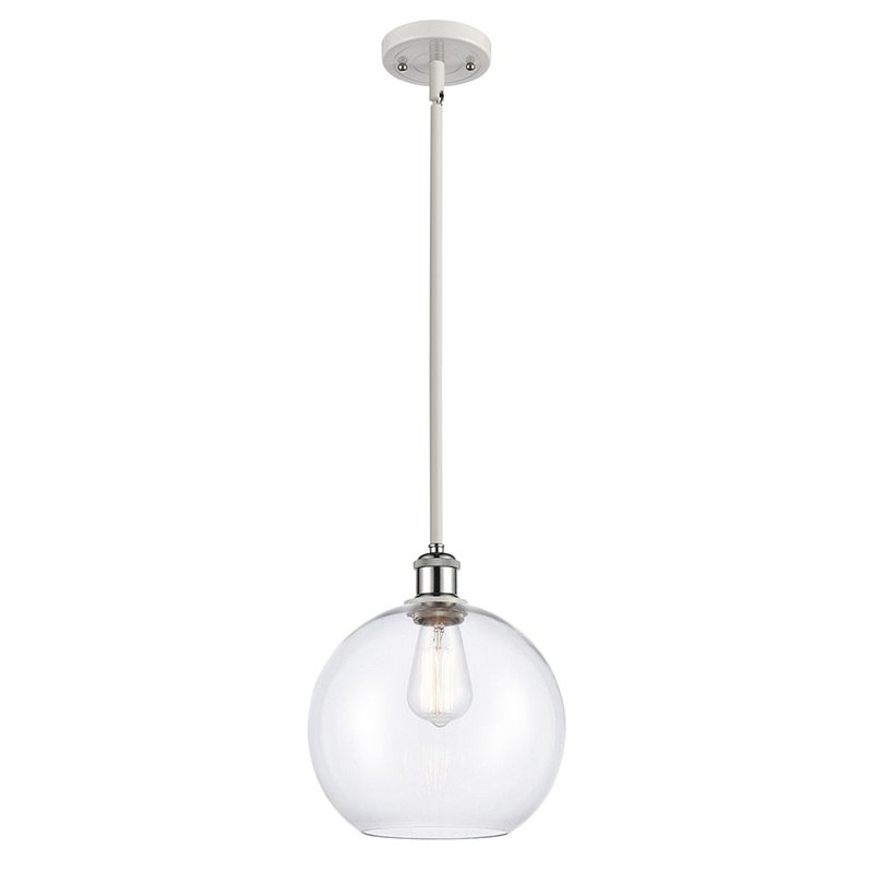 Innovations Lighting Athens 1 Light 10″ Mini Pendant 516-1S-WPC-G122-10-LED