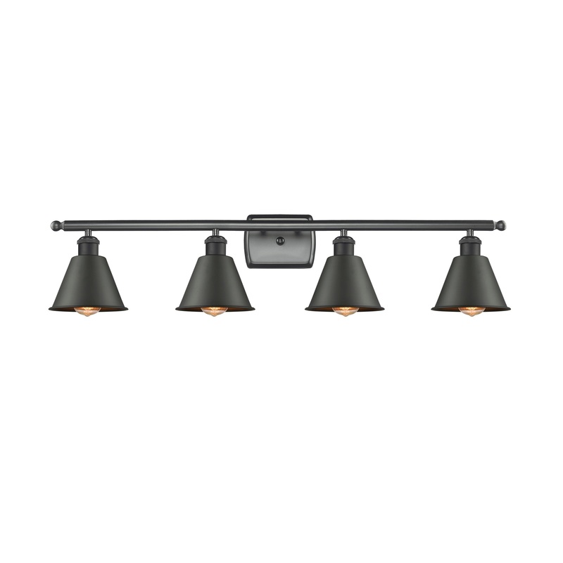 Innovations Lighting Smithfield 4 Light Bath Vanity Light Part Of The Ballston Collection 516-4W-BK-M8