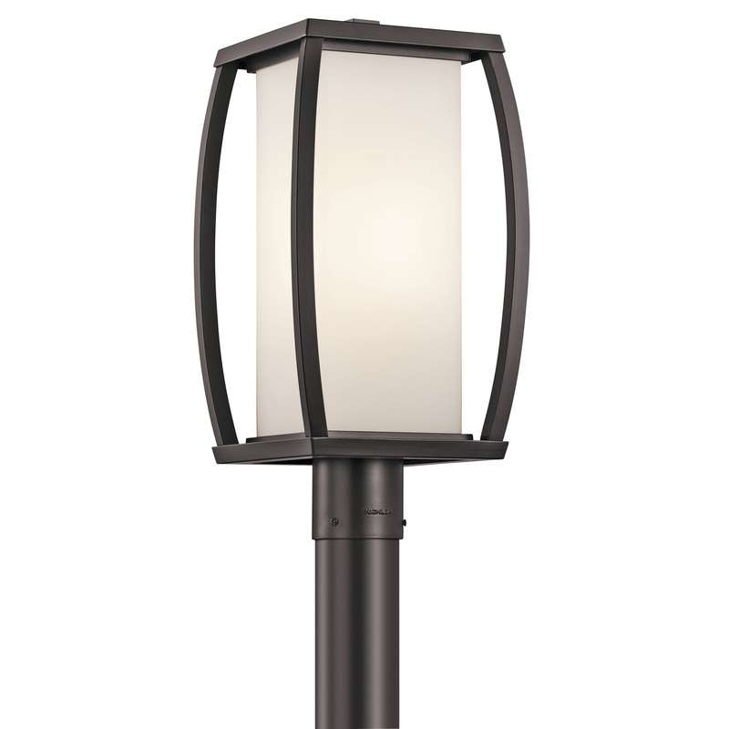 Bowen Outdoor Post Mount Lantern