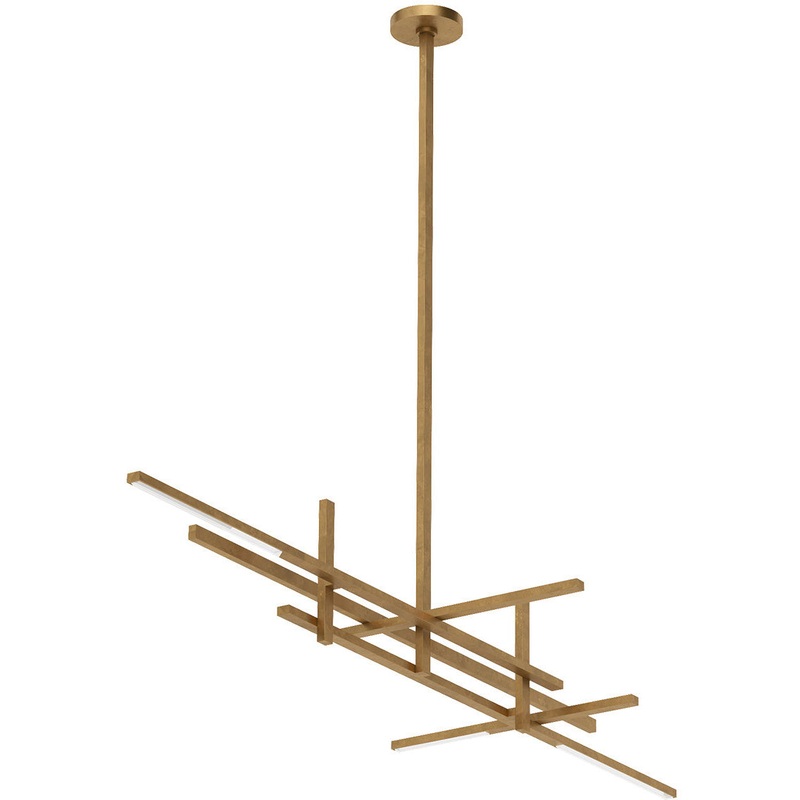 Cityscape Stacked Linear Chandelier