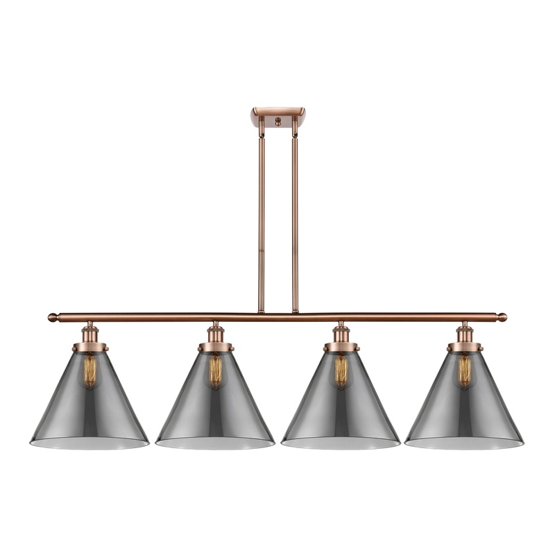 Innovations Lighting X-Large Cone 4 Light Island Light Part Of The Ballston Collection 916-4I-AC-G43-L
