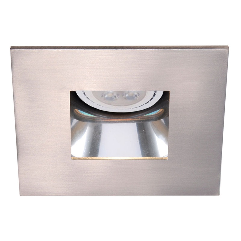 Low Voltage 4IN SQ Premium Open Reflector Downlight Trim