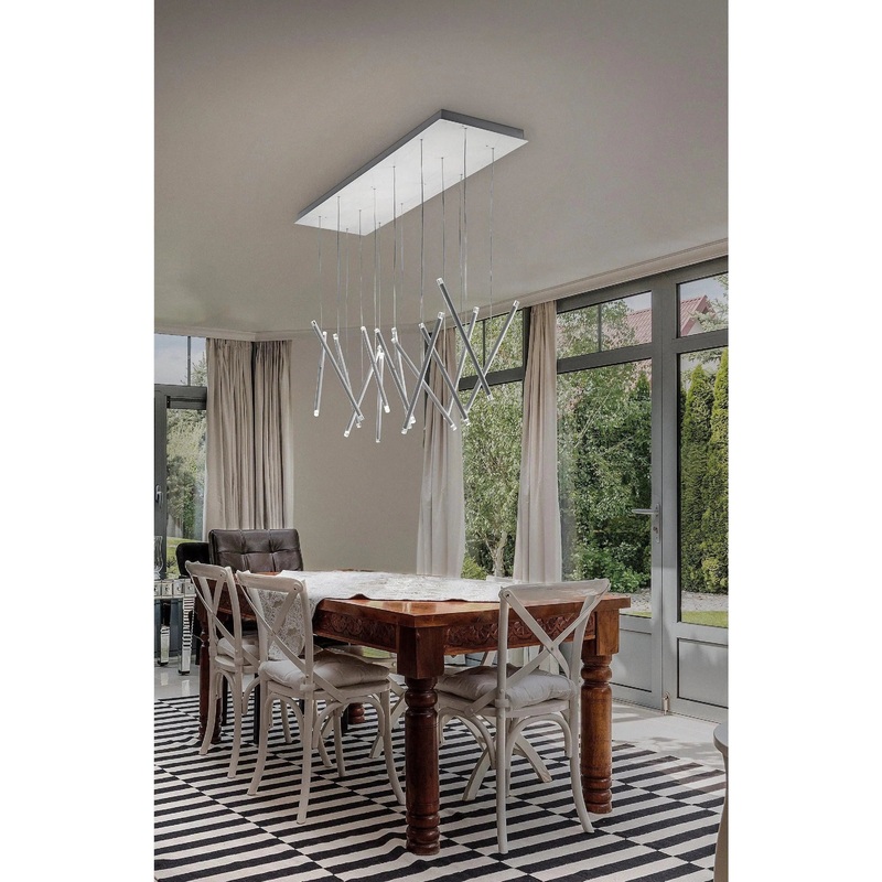 A-Tube Nano Duo 14-Light Rectangular Pendant