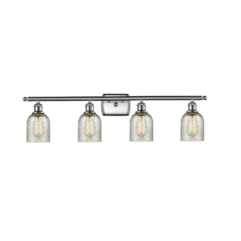Innovations Lighting Caledonia 4 Light Bath Vanity Light Part Of The Ballston Collection 516-4W-SN-G259