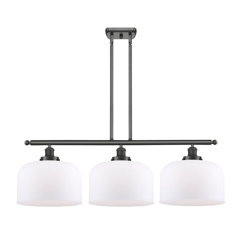 Innovations Lighting X-Large Bell 3 Light Island Light Part Of The Ballston Collection 916-3I-OB-G71-L