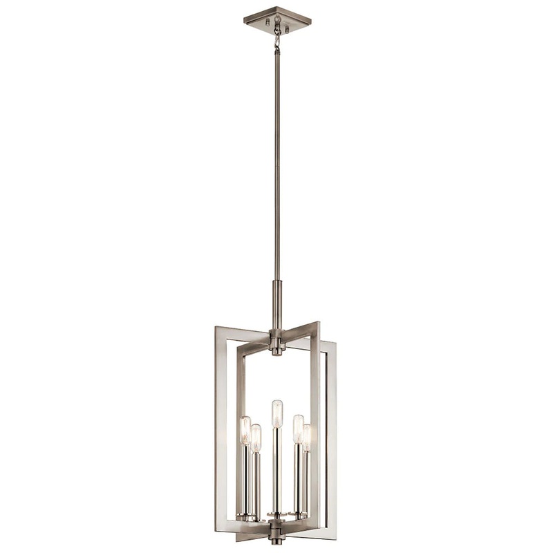 Kichler Cullen 14″ 5 Light Foyer Pendant Classic Pewter 43900CLP